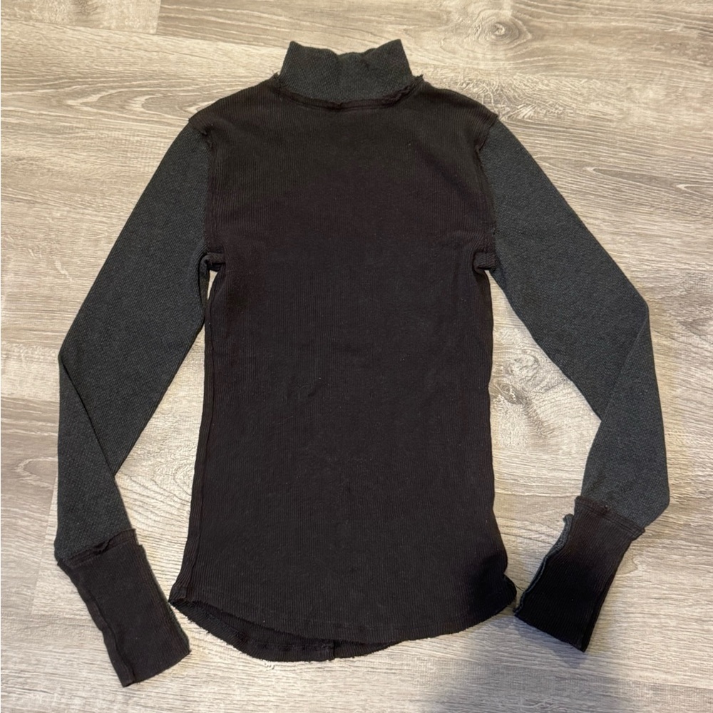 Free People Two-toned turtle neck